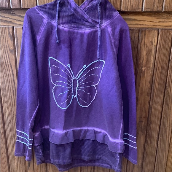 Great Goods Tops - Greater Good Cotton hoodie 
Color purple  size L